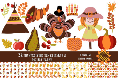 Thanksgiving Day vector clipart