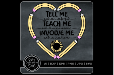 Tell Me I Forget Teach Me I Remember Involve Me I Learn Teaching Teach