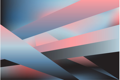 Abstract blur fluid shapes&2C; polygonal triangle lines geometric pattern