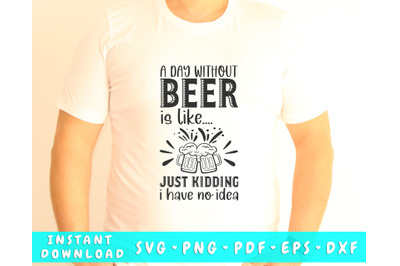 A day without a beer is like SVG