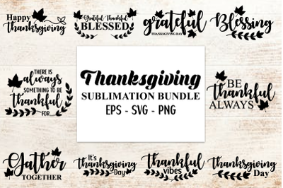 Thanksgiving Sublimation Bundle Vol. 1