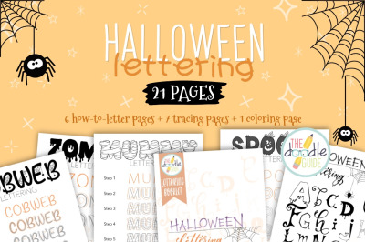 Halloween Lettering Booklet