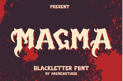 Magma - Blackletter Font