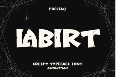 Labirt - Creepy Typeface Font