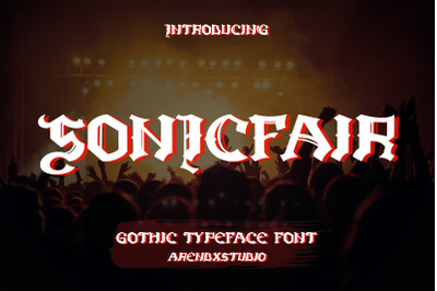 Sonicfair - Gothic Typeface Font