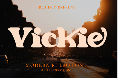 Vickie - Modern Retro Font
