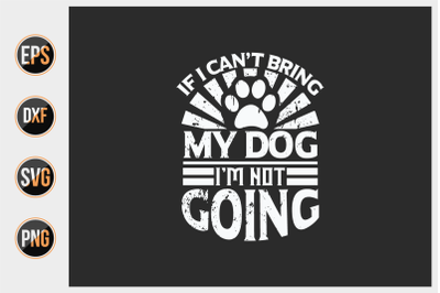 Dog typographic quotes design vector template.