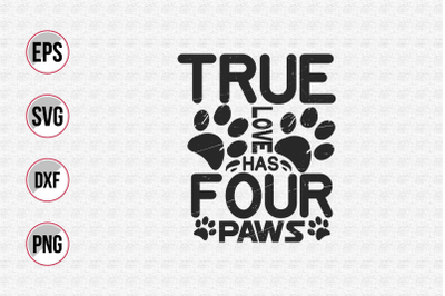 Dog typographic quotes design vector template.