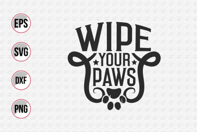 Dog typographic quotes design vector template.