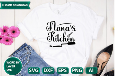 Nana&#039;s Kitchen svg cut file