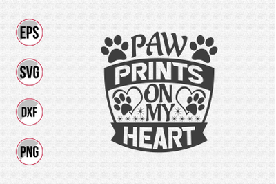 Dog typographic quotes design vector template.