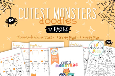 Cutest Monsters Doodle Book