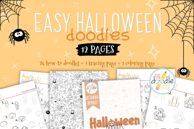 Easy Halloween Doodles Booklet