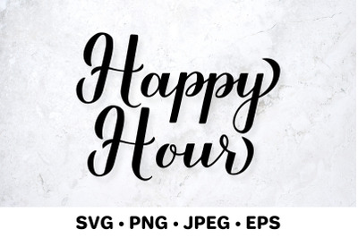 Happy Hour SVG. Special offer.