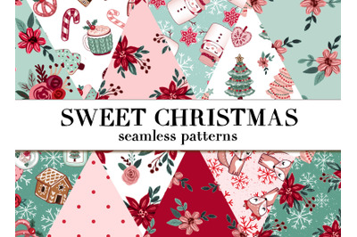 christmas seamless patterns