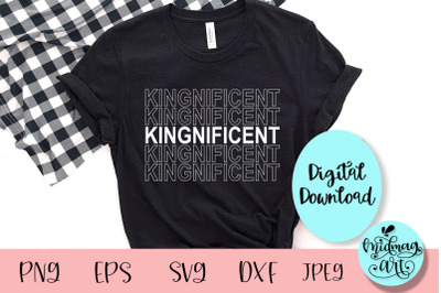 Kingnificent mirror svg, melanin svg