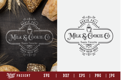 Milk &amp; Cookie Co, Cut File for Christmas signs