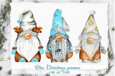 Watercolor Winter Gnome clipart Gnomes Family Sublimation