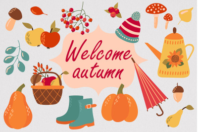 Welcome autumn SVG File