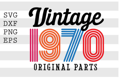 Vintage 1970 Original Parts