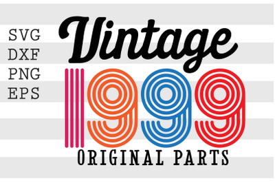 Vintage 1999 Original Parts SVG