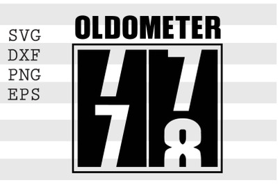 Oldometer 77 78 SVG