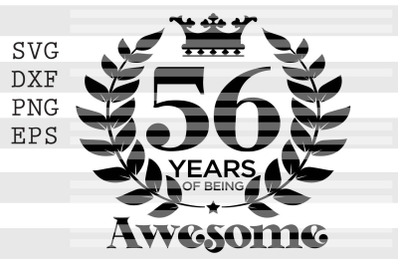 56 years of being awesome SVG