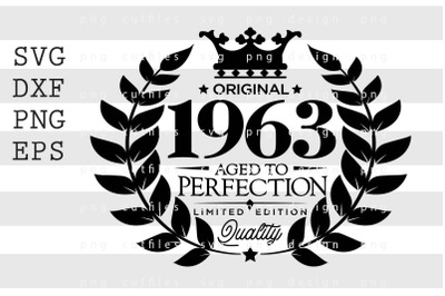 Original 1963 Aged to Perfection SVG