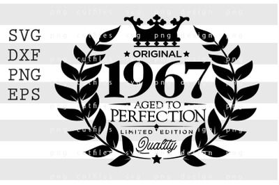 Original 1967 Aged to Perfection SVG