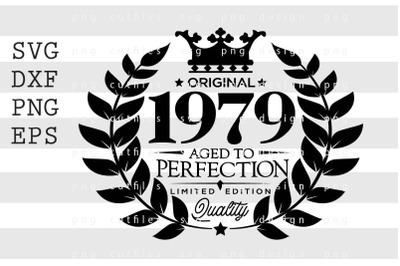 Original 1979 Aged to Perfection SVG