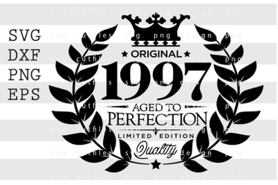 Original 1997 Aged to Perfection SVG