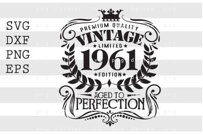 Premium Quality Vintage Limited 1961 SVG