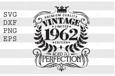 Premium Quality Vintage Limited 1962 SVG