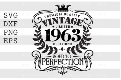 Premium Quality Vintage Limited 1963 SVG