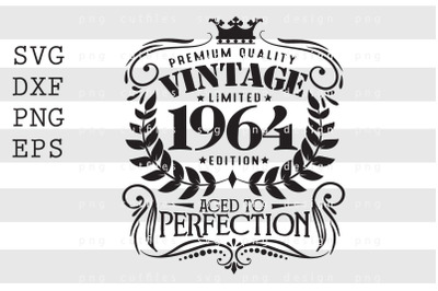 Premium Quality Vintage Limited 1964 SVG