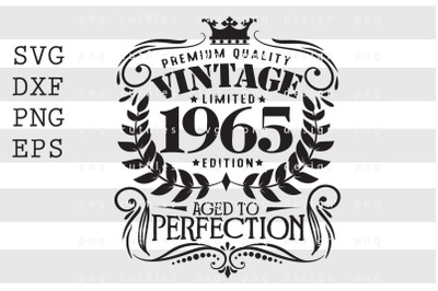 Premium Quality Vintage Limited 1965 SVG