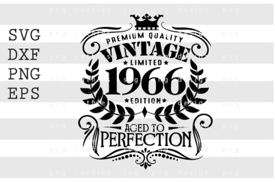 Premium Quality Vintage Limited 1966 SVG