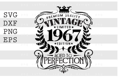 Premium Quality Vintage Limited 1967 SVG