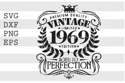 Premium Quality Vintage Limited 1969 SVG