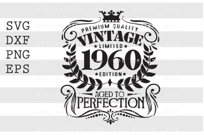 Premium Quality Vintage Limited 1960 SVG