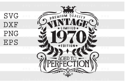 Premium Quality Vintage Limited 1970 SVG