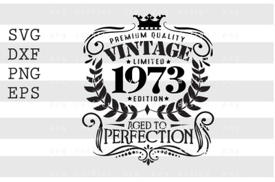 Premium Quality Vintage Limited 1973 SVG