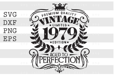 Premium Quality Vintage Limited 1979 SVG