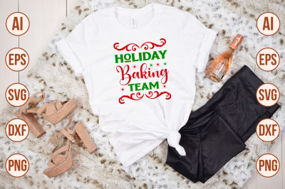 Holiday Baking Team svg cut file