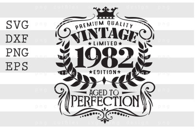 Premium Quality Vintage Limited 1982 SVG