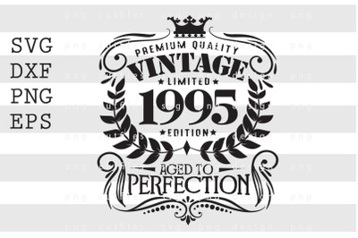 Premium Quality Vintage Limited 1995 SVG