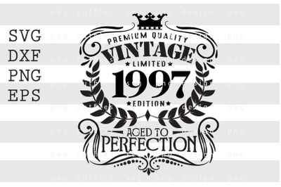 Premium Quality Vintage Limited 1997 SVG