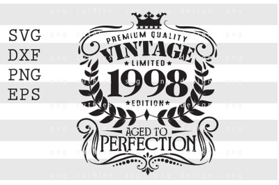 Premium Quality Vintage Limited 1998 SVG