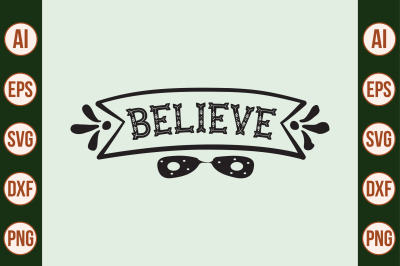 believe SVG CUT FILE