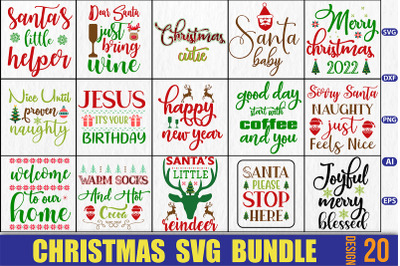 Christmas SVG Bundle, Vol 9